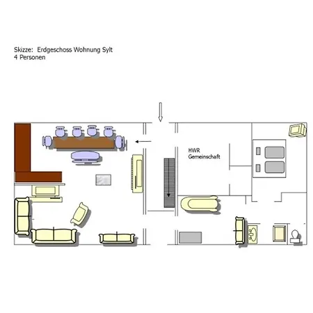 Deichhaus Bullerbue Holiday home Dagebuell
